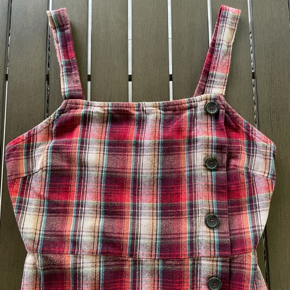wild fable Dresses & Skirts - WILD FABLE GINGHAM MINI DRESS WITH BUTTONS!